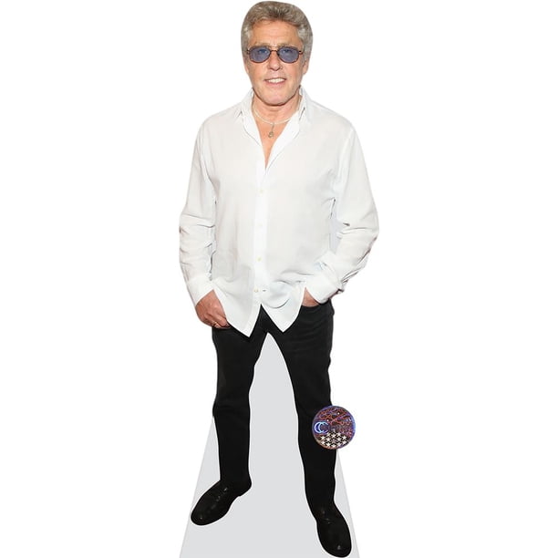 Rodger Cut Out Roger Daltrey (White Shirt) Lifesize Cardboard Cutout Standee - Walmart ...