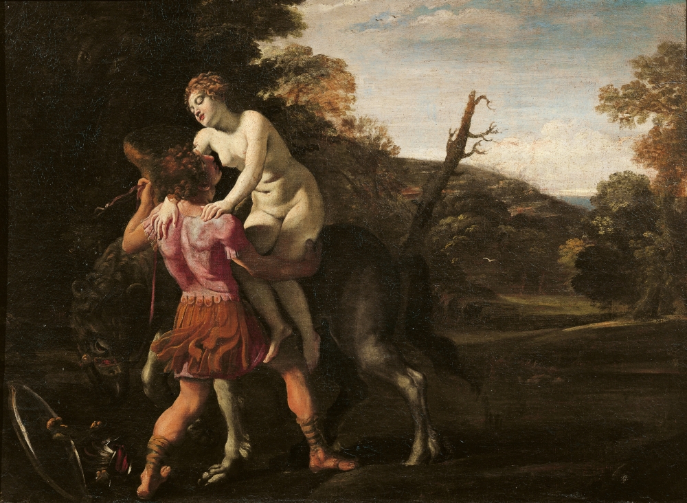 Roger Delivering Angelica Canvas Art - (24 x 18)