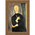 thumbnail image 1 of Roger Dutilleul 19x24 Gold Ornate Wood Framed Canvas Art by Modigliani, Amedeo, 1 of 2