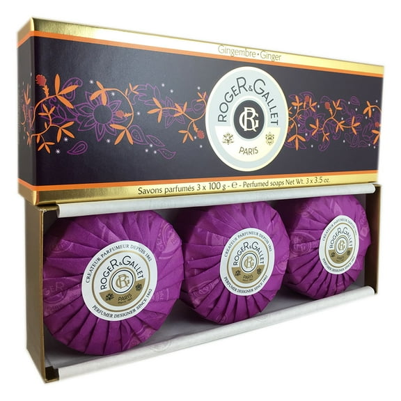 Roger & Gallet Gingembre 3 x 3.5 oz Pefumed Soaps
