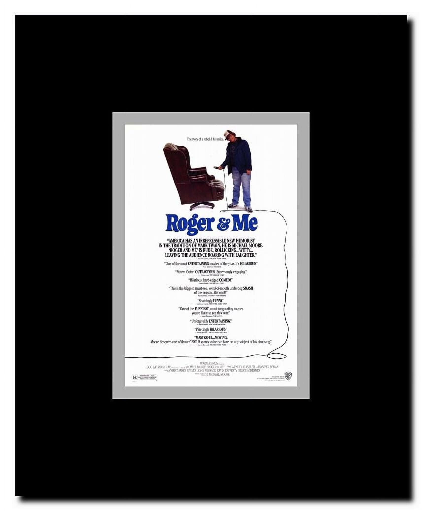 Roger Me Framed Movie Poster