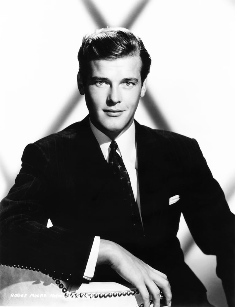 Roger Moore Canvas Art - (16 x 20)