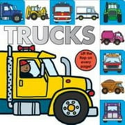 ROGER PRIDDY Lift-The-Flap Tab: Trucks: An Interactive Board Book for Little Fans of Trucks (Board Book)