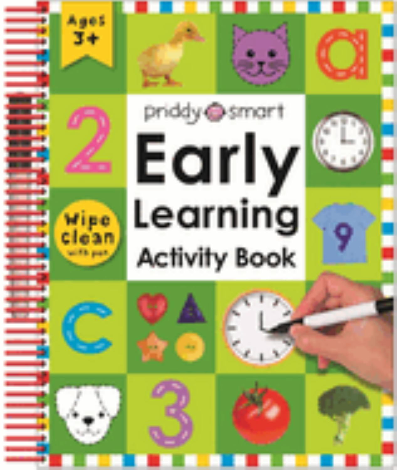 ROGER PRIDDY Wipe Clean: Early Learning Activity Book: With Practical Exercises and Activities to Do Again and Again (Spiral-Bound)