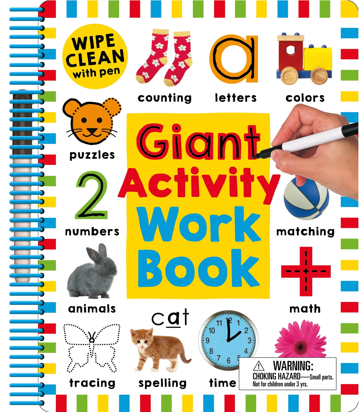 Roger Priddy: Wipe Clean: Giant Activity Workbook (Spiral-Bound)