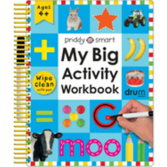 Wipe Clean: My Big Activity Workbook: Practice Pen Control, Spelling, Math, and More! (Workbook) (Spiral-Bound)