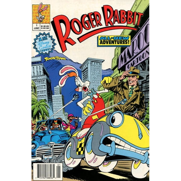 Roger Rabbit #1 (Newsstand) VF ; Disney Comic Book