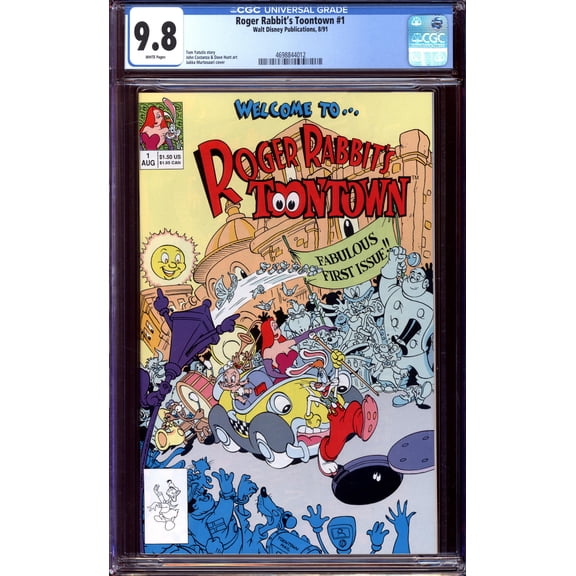 Roger Rabbit's Toontown #1 - CGC 9.8 Comic Book