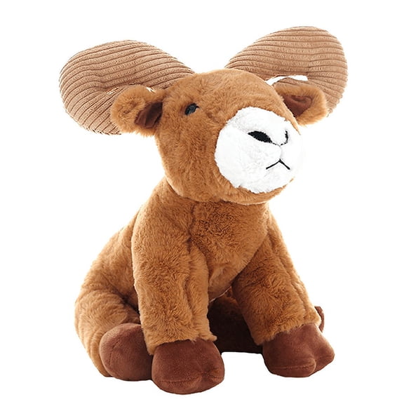 Roger Ram Plush 16 Inch, Soft Horned Farm Animal, Rustic Countryside Plush