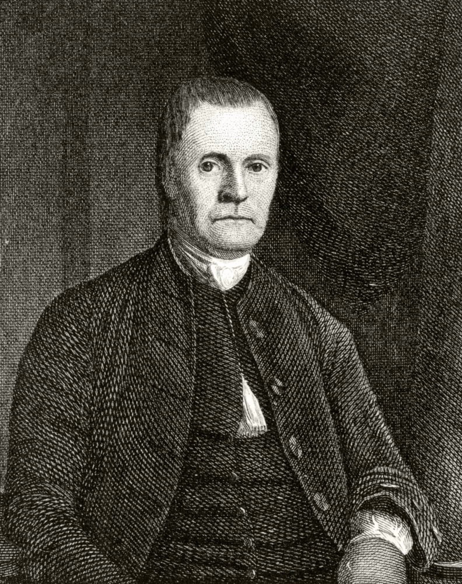 Roger Sherman 1721 To 1793 American Lawyer And Politician A Signatory Of Declaration Of Independence Engraved By S S Jocelyn From A Painting By Earle Canvas Art - Ken Welsh Design Pics (24 x 32)