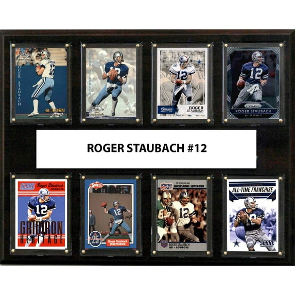 Roger Staubach Dallas Cowboys 12'' x 15'' Plaque