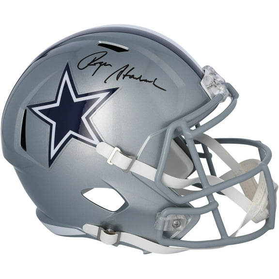 Roger Staubach Dallas Cowboys Autographed Riddell Speed Replica Helmet - Fanatics Authentic Certified