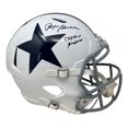 thumbnail image 1 of Roger Staubach Signed Cowboys FS 60-63 Replica Speed Helmet Captain America BAS, 1 of 5