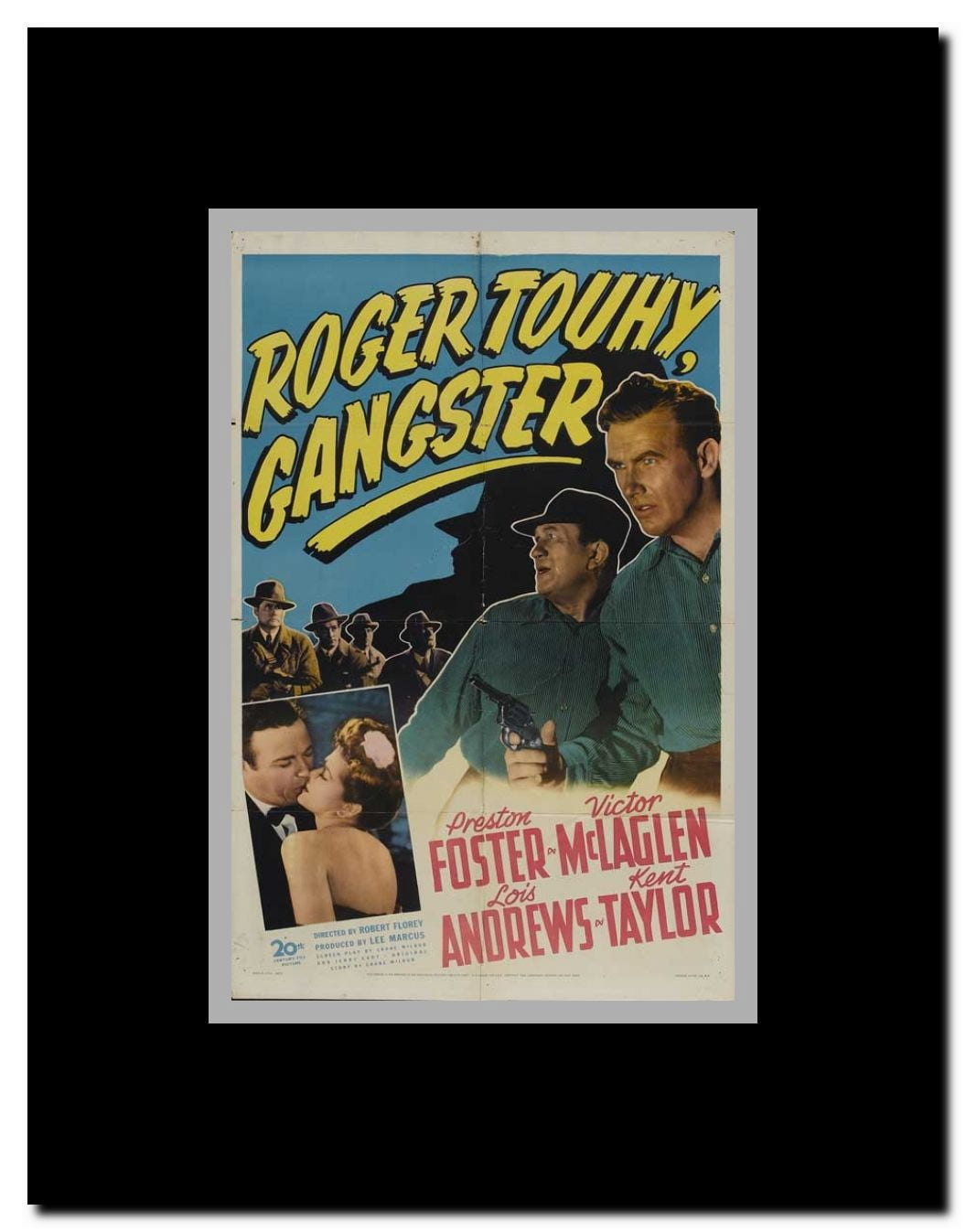 Roger Touhy Gangster Framed Movie Poster