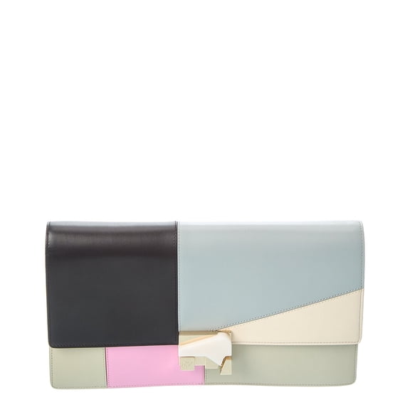 Roger Vivier Leather Clutch, os