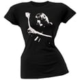thumbnail image 1 of Roger Waters Women's Juniors Black And White Photo Short Sleeve T Shirt, 1 of 2