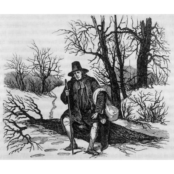 Roger Williams After Being Banished From The Massachusetts Bay Colony History (36 x 24)