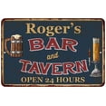 thumbnail image 1 of Roger's Green Bar & Tavern Rustic Sign Decor 8x12 108120047264, 1 of 1