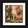thumbnail image 1 of Rogers, Adam 15x15 Black Ornate Wood Framed with Double Matting Museum Art Print Titled - Mountainview Point, 1 of 4