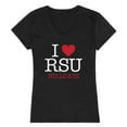 thumbnail image 1 of Rogers State University Hillcats I Love Women T-Shirt, Black - Small, 1 of 1