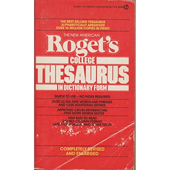 Pre-Owned The New American Roget's College Thesaurus In Dictionary Form (Unknown) 0451134745 9780451134745