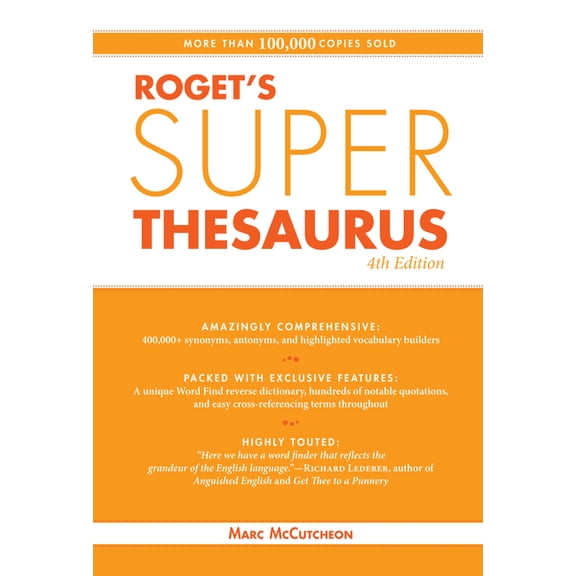 Roget's Super Thesaurus, (Paperback)