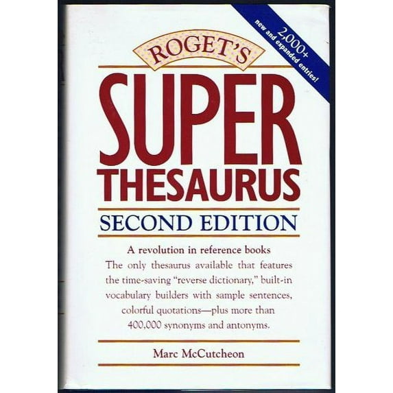 Pre-Owned Roget's Superthesaurus (Hardcover) 0898798655 9780898798654