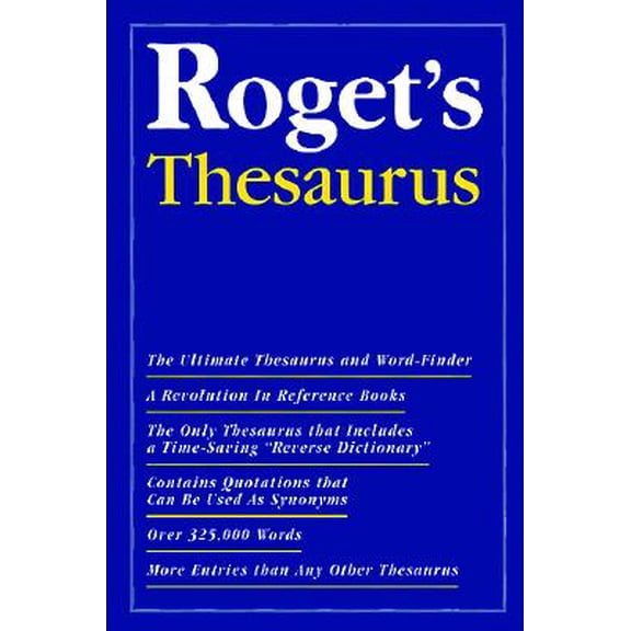 Pre-Owned Roget's Thesaurus Paperback