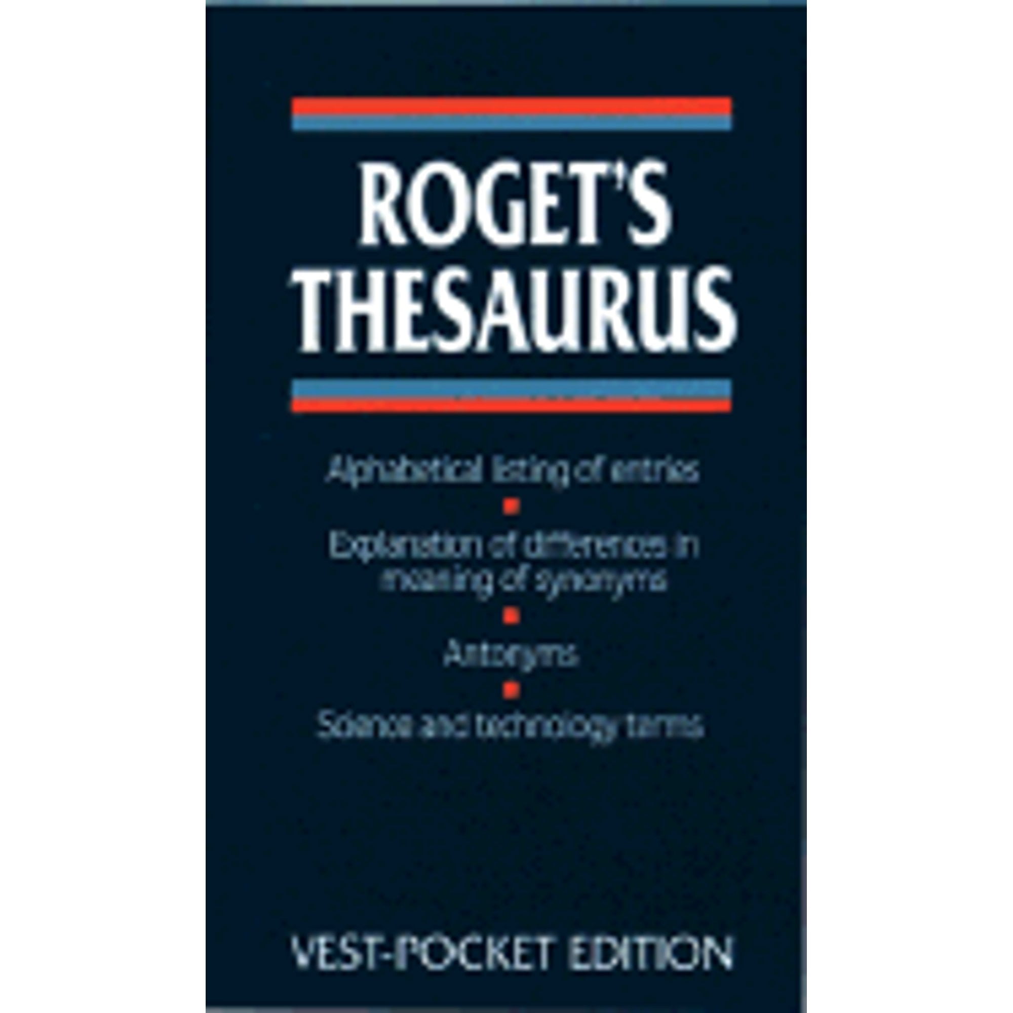 (Paperback)　by　Company,　Houghton　Of　Vest-Pocket　Edition　Heritage　American　Roget's　Editors　The　Dictionary　Heritage　Thesaurus,　Mifflin　American　(Editor),　Dictionaries