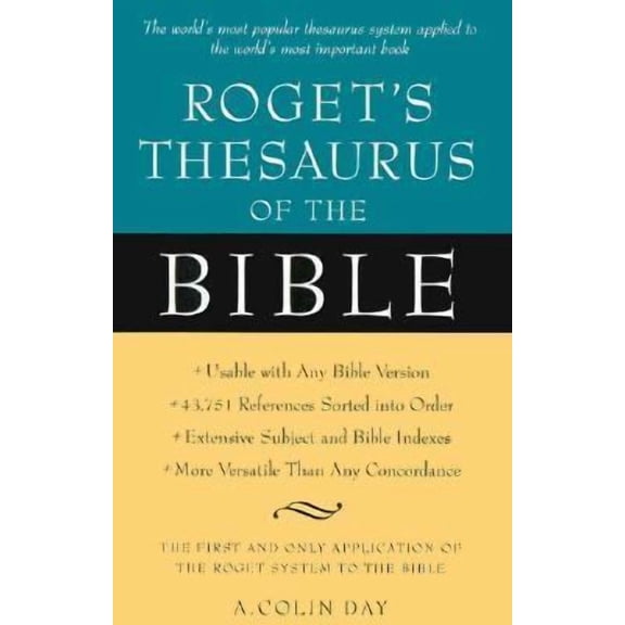 Pre-Owned Roget's Thesaurus of the Bible by Day, A. Colin Paperback, 944 Pages, English