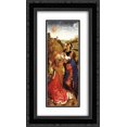 thumbnail image 1 of Rogier van der Weyden 2x Matted 14x24 Black Ornate Framed Art Print 'Bladelin Triptych: right wing', 1 of 2