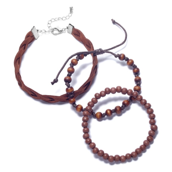 Rogue Accessories Mens 3 Piece Greenville Stretch Bracelet