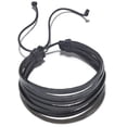 thumbnail image 1 of Rogue Accessories Mens Newberg Wrap Bracelet, Black,, 1 of 1