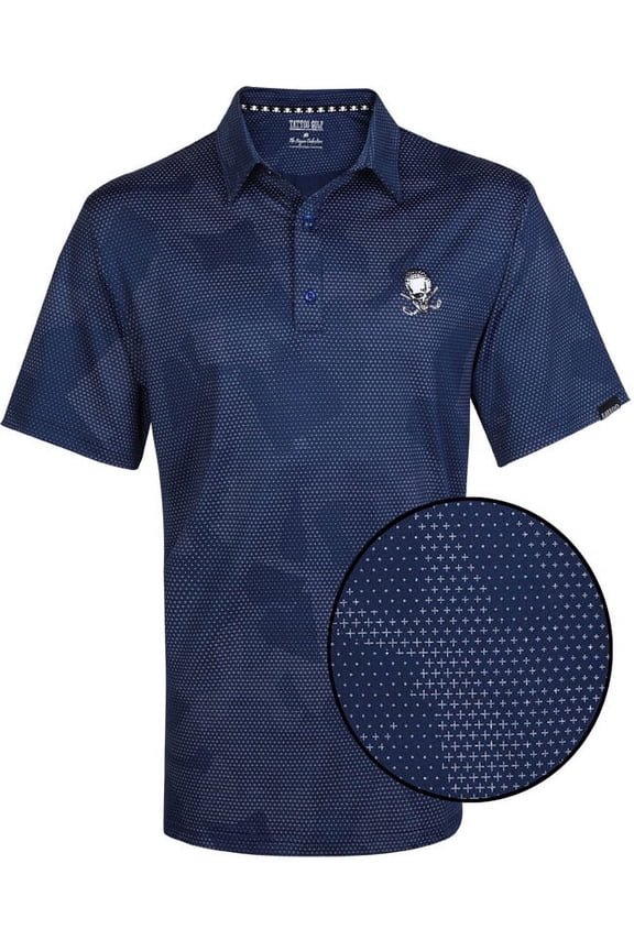 Rogue Cool-Stretch Men's Golf Shirt (Navy)