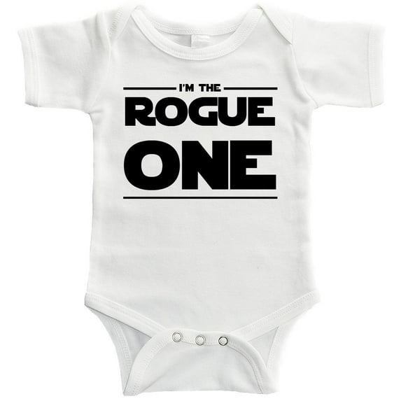 Rogue One White Baby Bodysuit