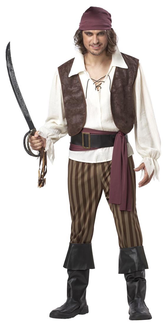 Rogue Pirate Men's Adult Halloween Costume - Walmart.com