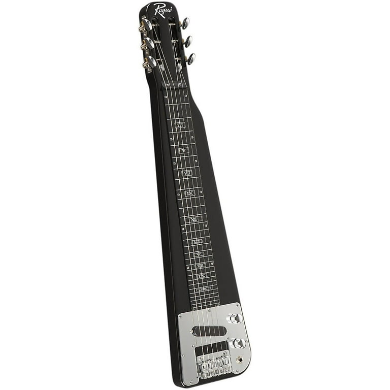 Rogue RLS-1 Lap Steel Guitar with Stand, Gig Bag, Metallic