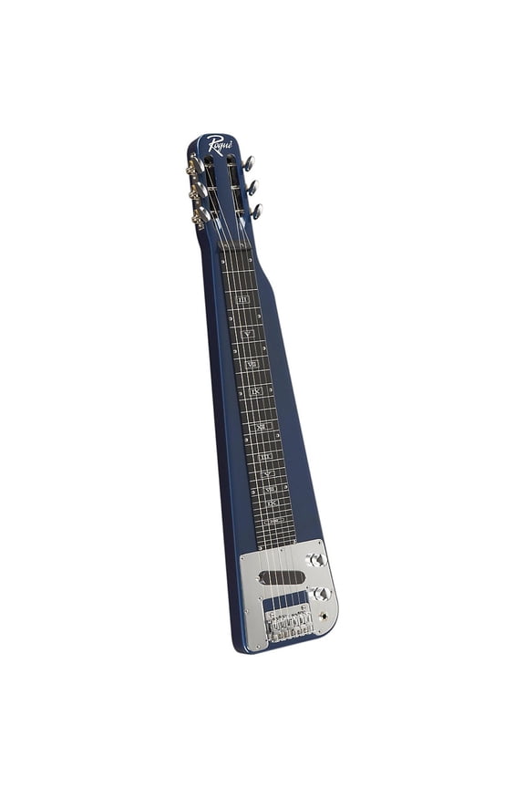 RLS-1 Lap Steel Guitar with Stand and Gig Bag, Metallic Blue