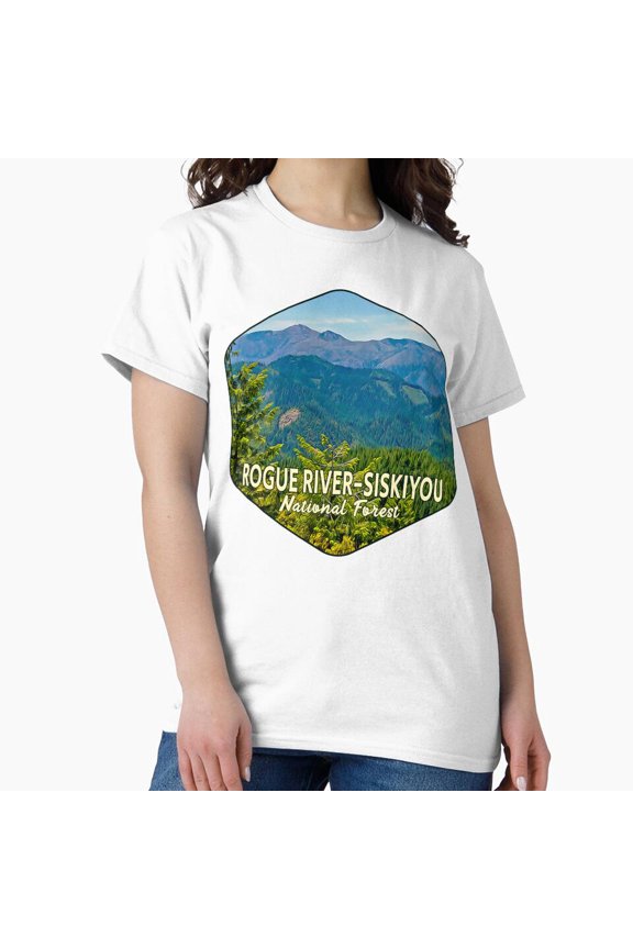 Rogue River-Siyou National Forest Souvenir Retro T-Shirt