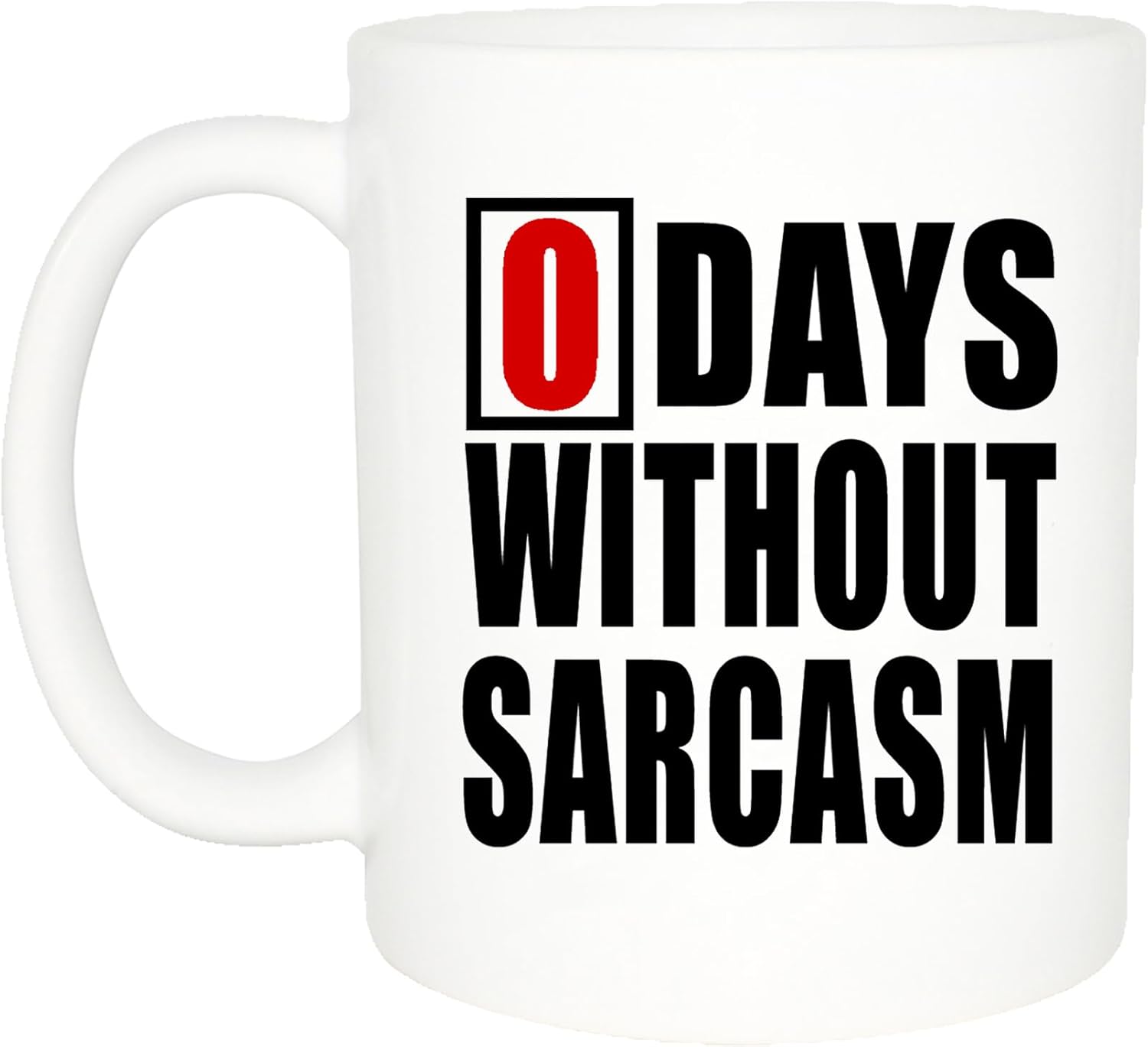 Funny Coffee Mug – I’m Just Here For The Coffee – Office Humor Gift For Boss, Coworkers, Employees – 11oz, Microwave & Dishwasher Safe