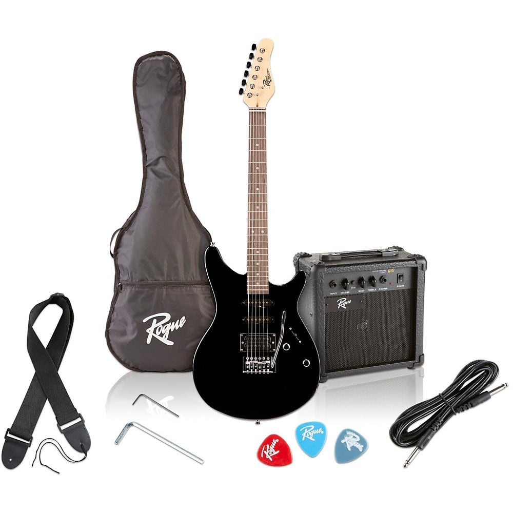 Rogue Rocketeer Electric Guitar Pack Black Walmart