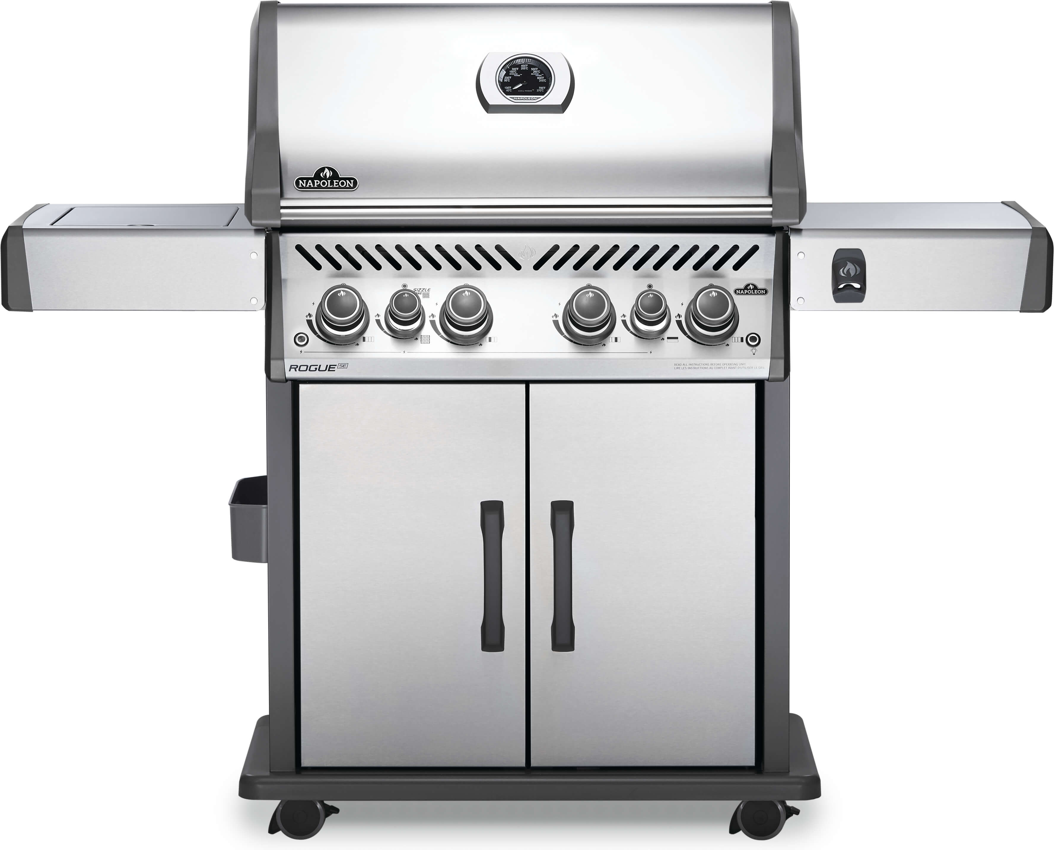 Rogue® SE 525 Natural Gas Grill with Infrared Rear and Side Burners, Stainless Steel - image 1 of 14