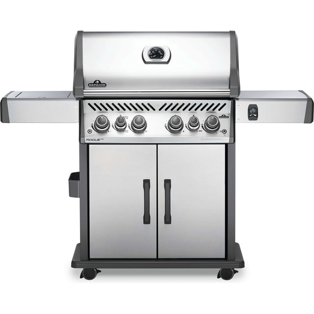 Rogue® SE 525 Natural Gas Grill with Infrared Rear and Side Burners, Stainless Steel