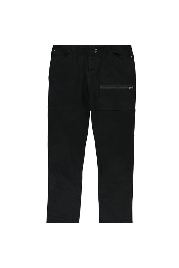 Mens 6-Pocket Slim Fit Jeans, Black, 34W x 33L