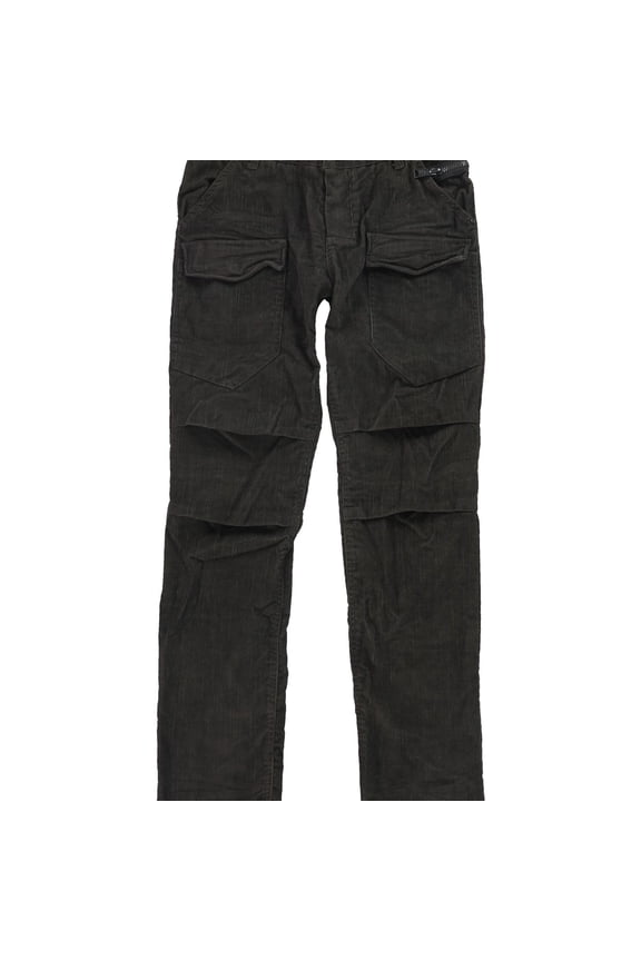 Mens Button Regular Fit Jeans, Brown, 30W x 32L