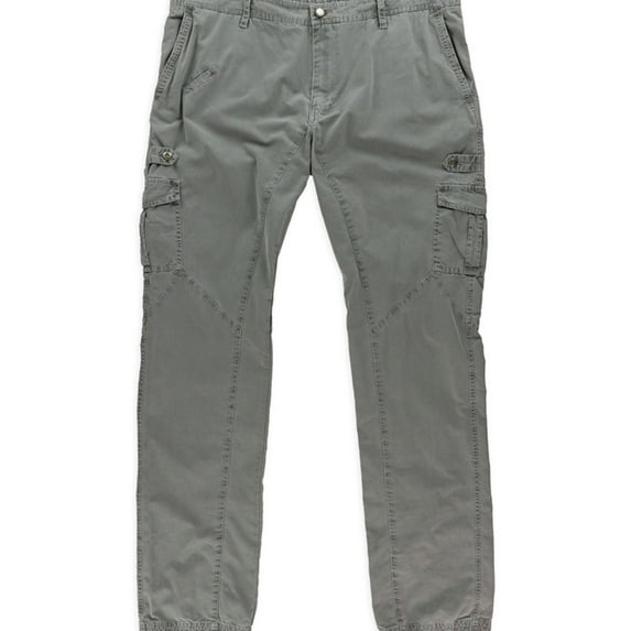 Rogue State Mens Ottoman Casual Cargo Pants, Grey, 31W x 32L