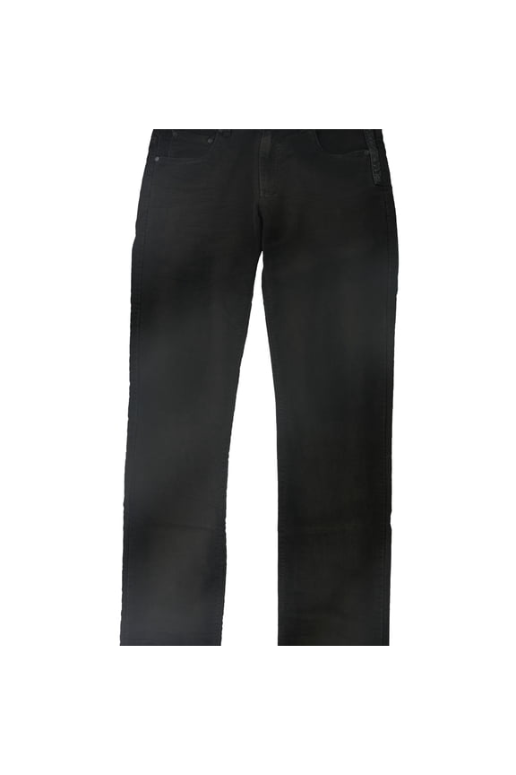 Mens Solid Casual Trouser Pants, Green, 31W x 33L