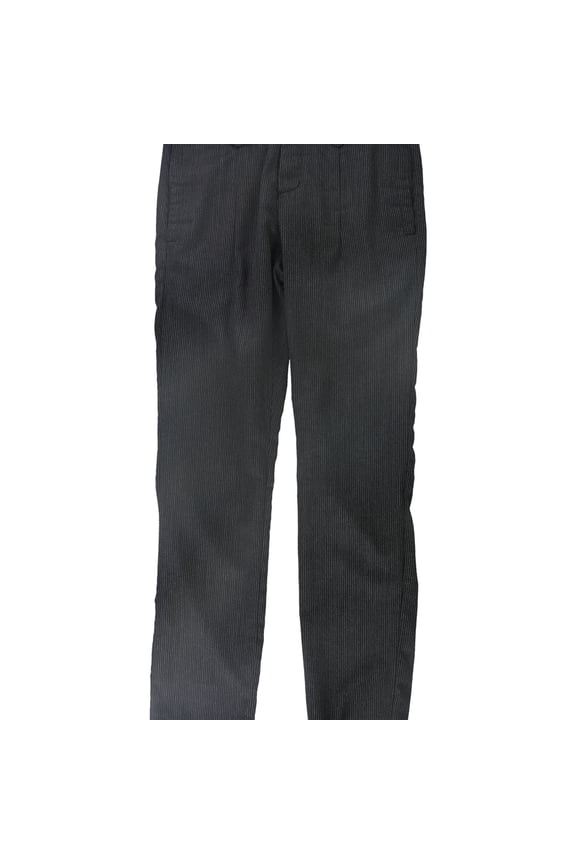 Mens Stripe Casual Trouser Pants, Black, 30W x 32L