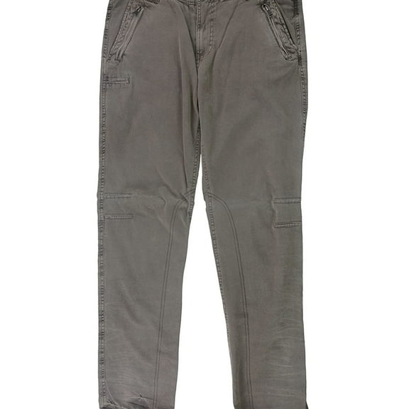 Rogue State Mens Vintage Trousers Relaxed Casual Pants, Brown, 34W x 32L