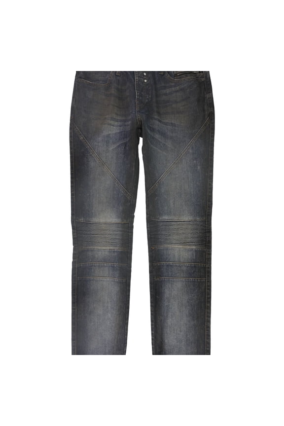 Mens Vintage Regular Fit Jeans, Blue, 34W x 32L